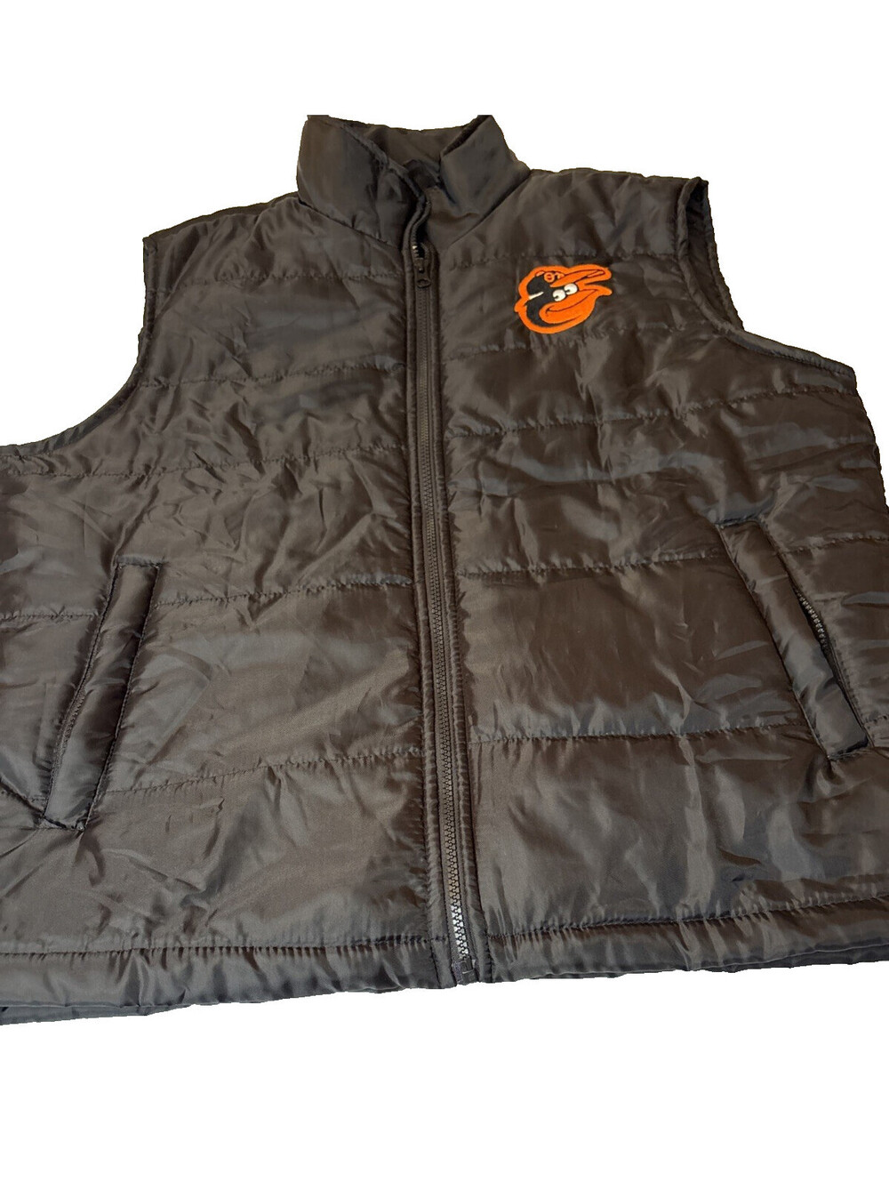 Baltimore Orioles Puffy Vest - Size Large- Giveaway O’s Bird